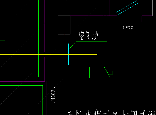 密閉肋圖紙中的標(biāo)識(shí)